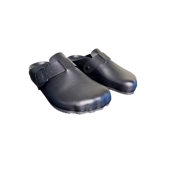 Balenciaga NIB Unisex Leather Sunday Mules in Black Size 36 - Picture 7 of 11